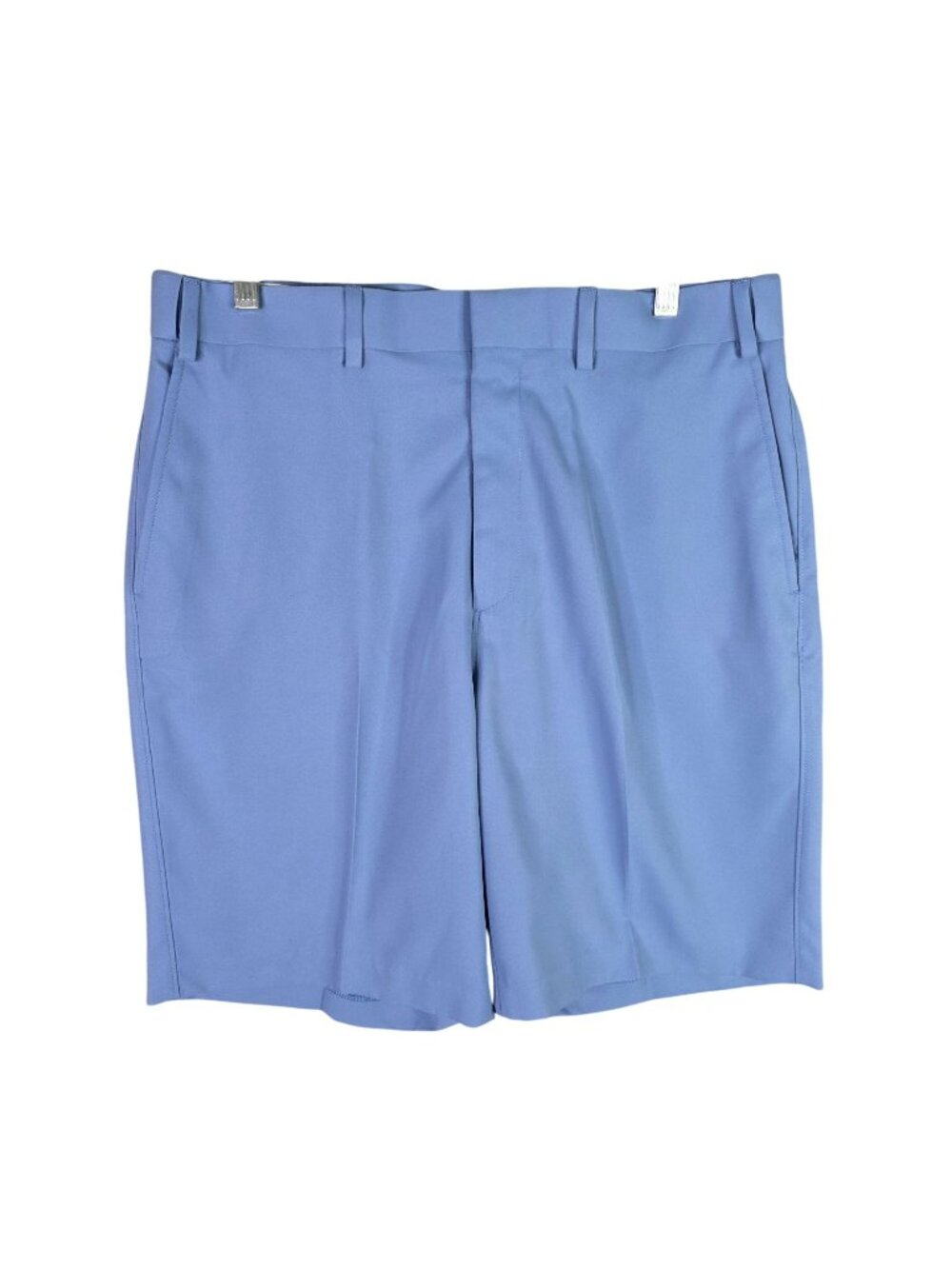 Mens Vintage Blair Blue Adjust A Band Chino Shorts 10" Inseam Polyester Size 34